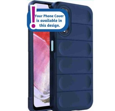 Silicone Phone Case Wave Pattern (Blue): All Models
