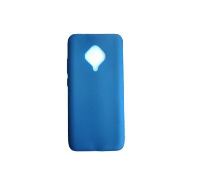 vivo s1 pro mobile phone back RUBBER cover BLUE