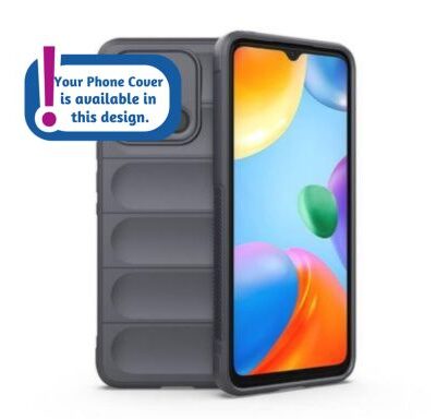 Silicone Phone Case Wave Pattern (Grey): All Models