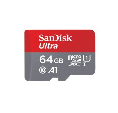 SanDisk Ultra 64 GB microSD UHS-I Memory Card