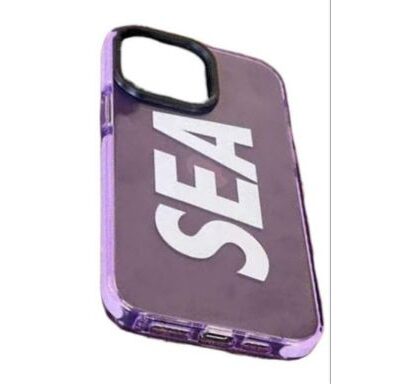 Fluorescent Phone Cover (Hybrid Silicone): Only for iPhones (Purple Colour)