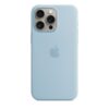 Apple iPhone Premium Silicone Case: Only for iPhones (Light Blue Colour)