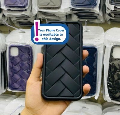 3D Strapped TPU Phone Cover : Black Colour (Slightly Hard Buttons)