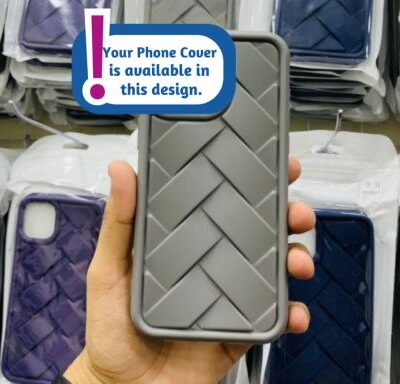 3D Strapped TPU Phone Cover : Grey Colour (Slightly Hard Buttons)
