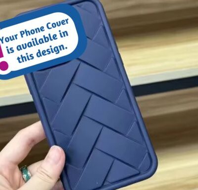 3D Strapped TPU Phone Cover : Blue Colour (Slightly Hard Buttons))