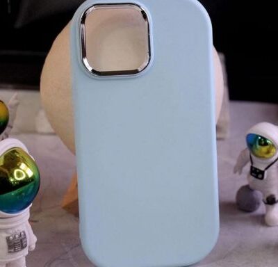Butter Silicone iPhone Case: Light Blue Colour
