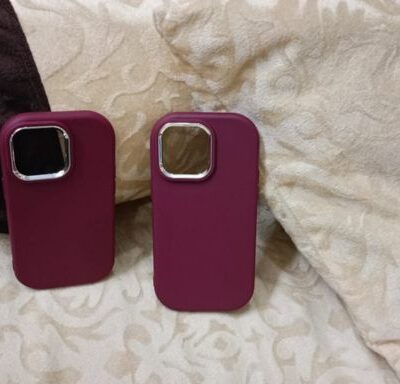 Butter Silicone iPhone Case: Wine Red Colour