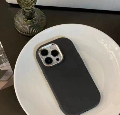 Butter Silicone iPhone Case: Black Colour