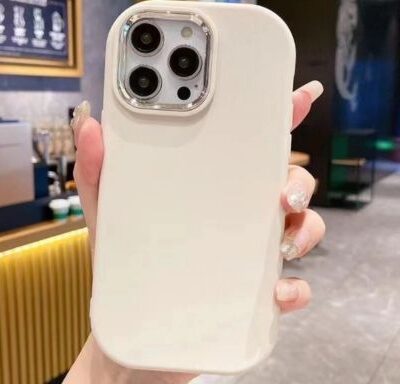 Butter Silicone iPhone Case: Cream Colour