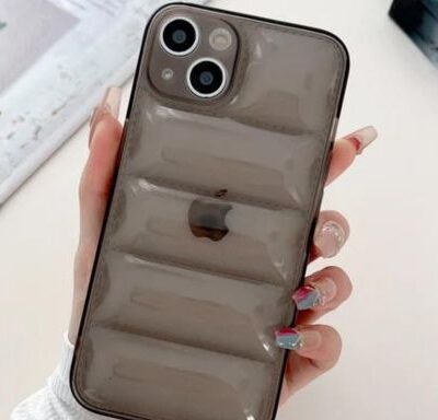 Puffer Mobile Cover Translucent (Blackish Colour) : All Phone Models
