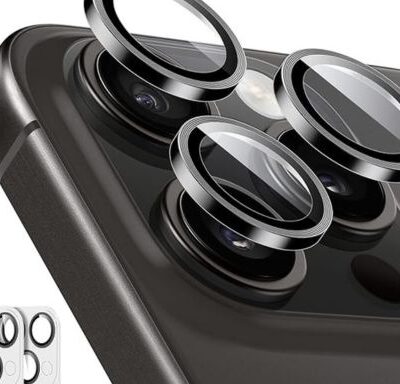 iPhone Camera Lens Protector : Black Color