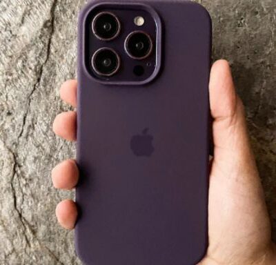 Apple iPhone Premium Silicone Case: Only for iPhones (Deep Purple Color)