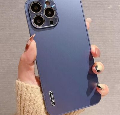 Electroplated Dazzling iPhone Case : Dark Blue