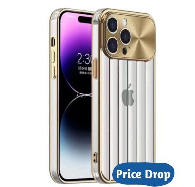Electroplated Glacier iPhone Case : Golden Color