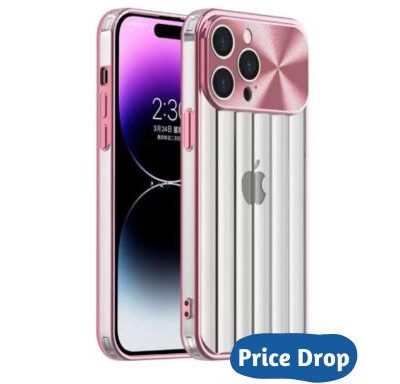 Electroplated Glacier iPhone Case : Rose Pink  Color