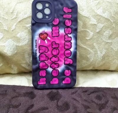 Zigzag iPhone Case Map design: Purple Color (For iPhone X, iPhone XR, iPhone 11 Pro Max & iPhone 13,14 Pro Max)