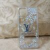 Premium LV Glitter iPhone Case :Silver Color