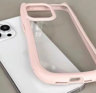 Cute Cat Japanese Soft Phone Case: Baby Pink Color