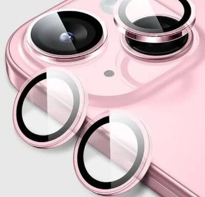 iPhone Camera Lens Protector : Pink Color
