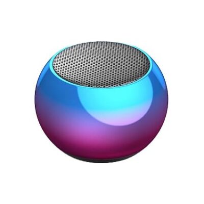 Mini Boost 4 Bluetooth Speaker 4D Mini Electroplating Round Steel Speaker