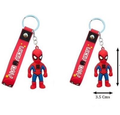 Spiderman 3D Rubber Silicone Keychain and Bag Charm 80