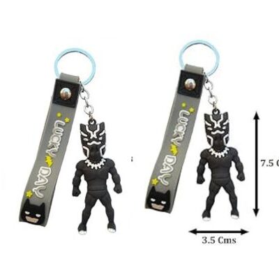 Black Panther 3D Rubber Silicone Keychain and Bag Charm 84