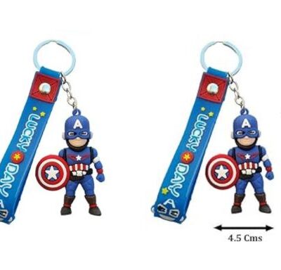 Captain America 3D Rubber Silicone Keychain and Bag Charm 79