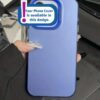 Luxurious Matte Acrylic Mobile Covers (Colour Blue)