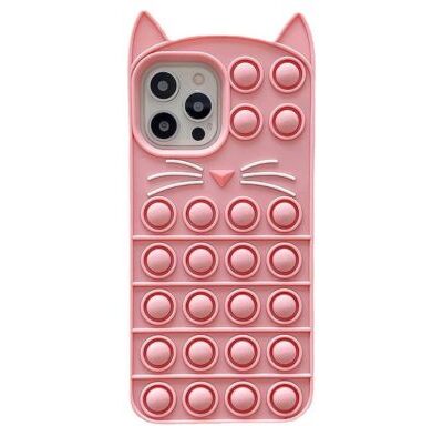 Super soft Premium Cat Pop iPhone Case Pink Color