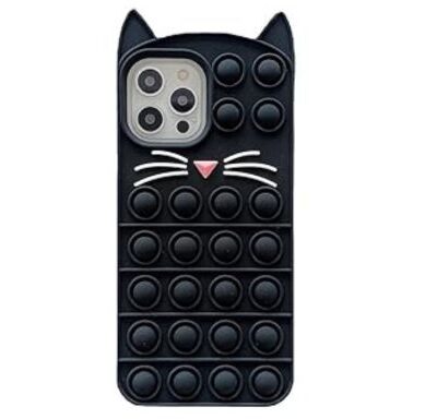 Super soft Premium Cat Pop iPhone Case Black Color