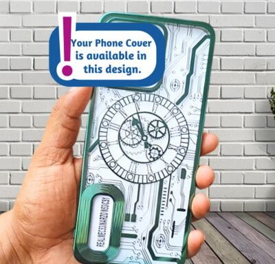 Time Machine Printed Mobile Covers With Camera Lens(Green Colour) : Selected Phone Models