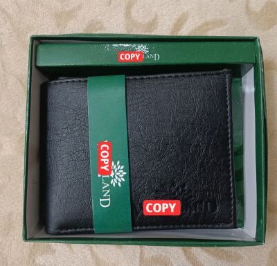 Genuine Leather Wallet For Men Black: 20