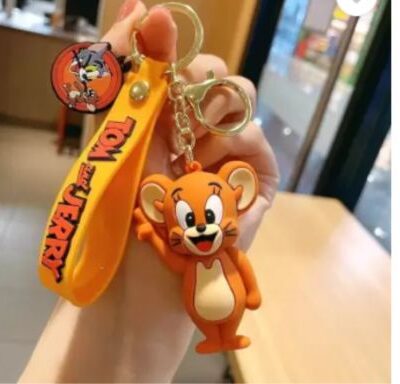 Cute Jerry 3D Keychain & Quirky Bag Charm Premium Silicone 92 : Large Size