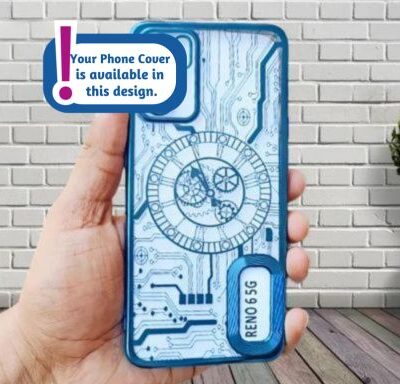 Time Machine Printed Mobile Covers With Camera Lens(Blue Colour) : Selected Phone Models