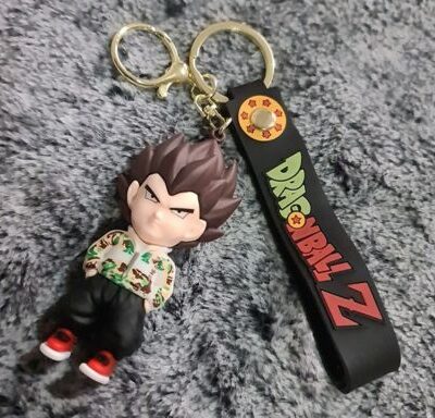 Cute Vegeta Dragon Ball Anime 3D Silicone keychain Bag Charm 105 : Large Size