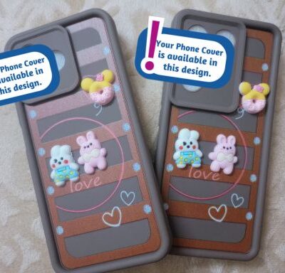 Donut Teddy Soft Silicone Brown Phone Case: For Selected Models