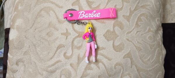 Barbie 3D keychain & Quirky Bag Charm Silicone 130 : Medium Size