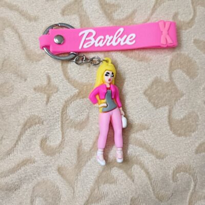 Barbie 3D keychain & Quirky Bag Charm Silicone 130 : Medium Size