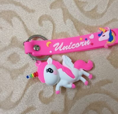 Unicorn Keychain Medium Size Pink 137