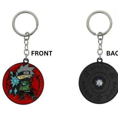 Kakashi Chidori Rotating Anime Spinner Bike Key chain Imported 116