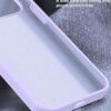 Apple iPhone Liquid Silicone Case With Logo: (Purple Color) - Image 2