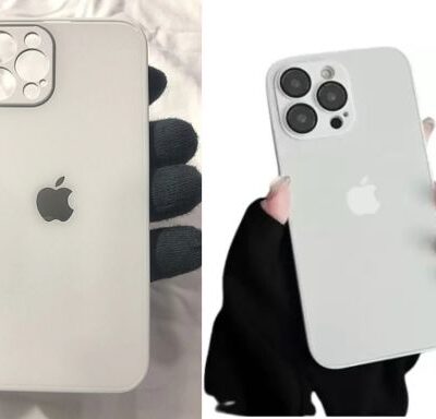 iPhone Premium Glass Case : White Color
