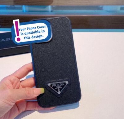 Branded Phone Cover With Logo Black