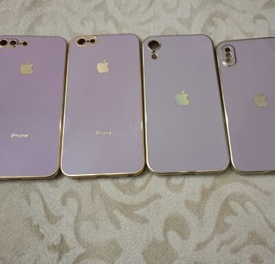 Chrome IPhone Case For 6, 7, 8 & X Series: Lavender Color