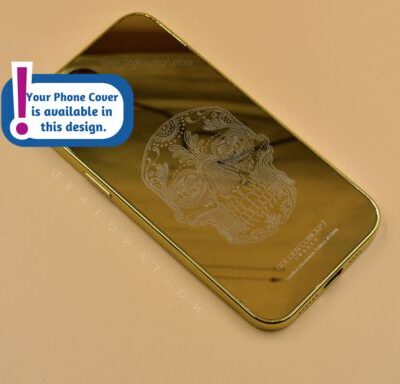 Crafted Gold skull Luxurious Camera Protective iPhone & Oneplus  Case