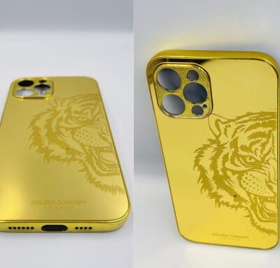 Crafted Gold Tiger Luxurious Camera Protective iPhone Case
