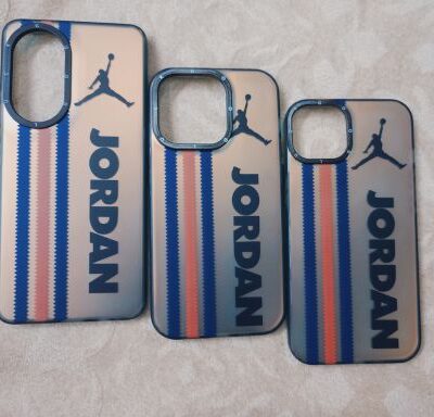JORDAN Color Changing Matte Finish Anti-Fingerprint Phone Case with Independent Black Buttons : For Selected Phone Models