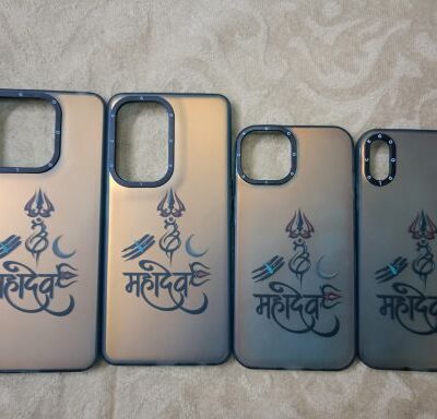 MAHADEV Color Changing Matte Finish Anti-Fingerprint Phone Case with Independent Black Buttons : For Selected Phone Models