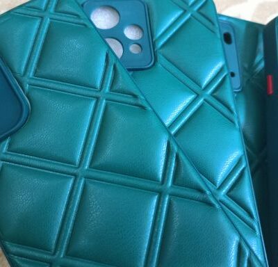 RHOMBUS PUFFY PHONE CASES : GREEN