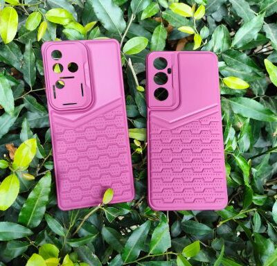 IMPORTED SILICON SOFT ANTI-SLIP PHONE COVER : WINE RED